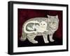 Russian Cat-Ditz-Framed Giclee Print