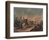 Russian Cavalry Attacking French Infantry at Borodino, 1812-Denis Dighton-Framed Giclee Print