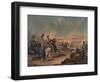 Russian Cavalry Attacking French Infantry at Borodino, 1812-Denis Dighton-Framed Giclee Print