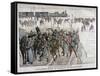 Russian Cavalry Heading into Mandchourie, China, 1900-Eugene Damblans-Framed Stretched Canvas