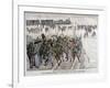 Russian Cavalry Heading into Mandchourie, China, 1900-Eugene Damblans-Framed Giclee Print