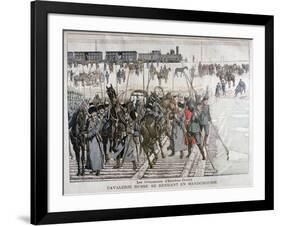 Russian Cavalry Heading into Mandchourie, China, 1900-Eugene Damblans-Framed Giclee Print