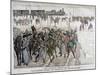 Russian Cavalry Heading into Mandchourie, China, 1900-Eugene Damblans-Mounted Giclee Print