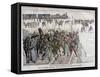 Russian Cavalry Heading into Mandchourie, China, 1900-Eugene Damblans-Framed Stretched Canvas