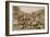Russian Cavalry in Action: Brilliant Charge by the Finest Horse-Soldiers in the World, 1914-Richard Affman-Framed Giclee Print