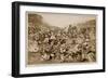 Russian Cavalry in Action: Brilliant Charge by the Finest Horse-Soldiers in the World, 1914-Richard Affman-Framed Giclee Print