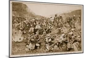 Russian Cavalry in Action: Brilliant Charge by the Finest Horse-Soldiers in the World, 1914-Richard Affman-Mounted Giclee Print