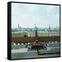 Russian Citizens in Line at Lenin Mausoleum-null-Framed Stretched Canvas