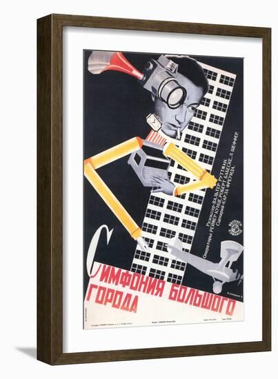 Russian City Symphony Poster-null-Framed Art Print