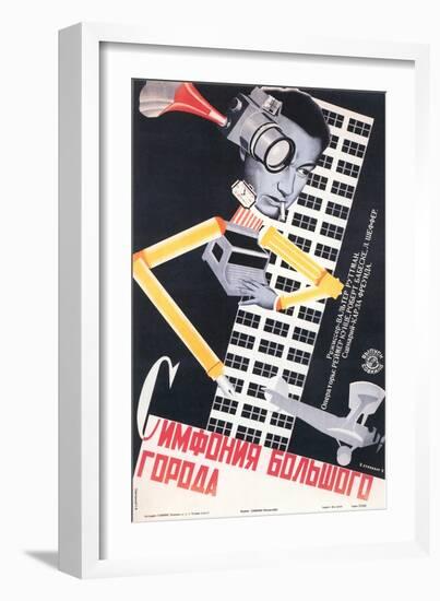 Russian City Symphony Poster-null-Framed Art Print