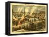 Russian Civil War, Siberian Intervention-Science Source-Framed Stretched Canvas