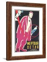 Russian Clown Film Poster-null-Framed Art Print