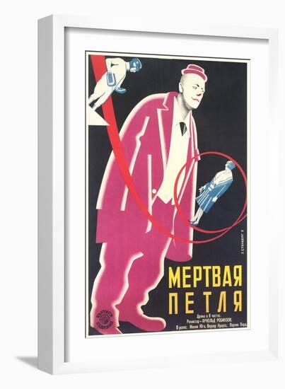 Russian Clown Film Poster-null-Framed Art Print