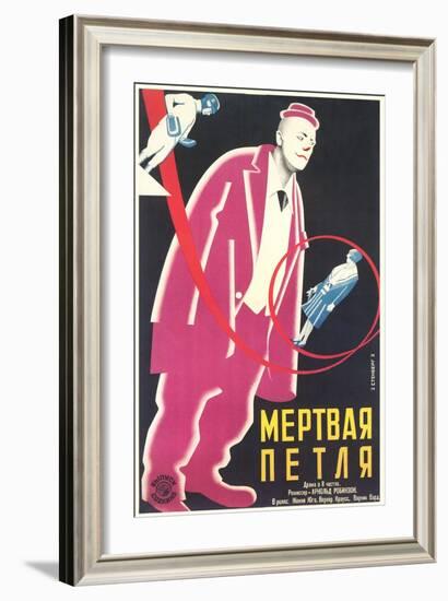 Russian Clown Film Poster-null-Framed Art Print