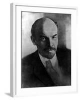 Russian Communist Leader Vladimir Lenin-null-Framed Premium Photographic Print