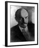 Russian Communist Leader Vladimir Lenin-null-Framed Premium Photographic Print