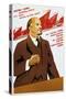 Russian Communist Party Poster, 1940-null-Stretched Canvas