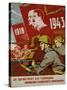 Russian Communist Poster, 1943-null-Stretched Canvas