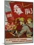 Russian Communist Poster, 1943-null-Mounted Giclee Print