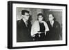 Russian Composer Dmitri Shostakovich, Singer Maria Maksakova and Writer Aleksey Tolstoy, 1943-null-Framed Giclee Print