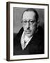 Russian Composer Igor Stravinsky, Wearing Tux, White Tie and Overcoat, on Night of a Performance-Alfred Eisenstaedt-Framed Premium Photographic Print