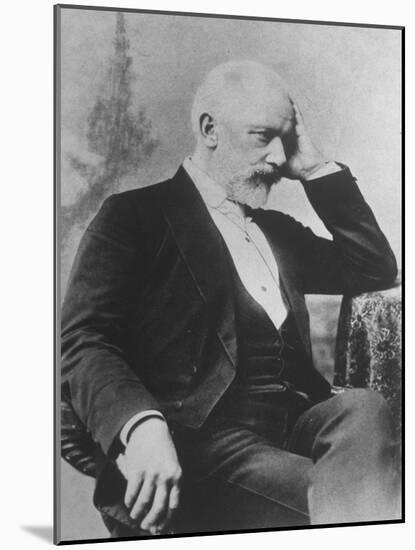 Russian Composer Peter Ilyich Tchaikovsky, 1840-1893-null-Mounted Photographic Print