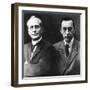 Russian Conductor Alexander Siloti and Composer Sergei Rachmaninov, Early 20th Century-null-Framed Giclee Print