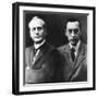 Russian Conductor Alexander Siloti and Composer Sergei Rachmaninov, Early 20th Century-null-Framed Giclee Print