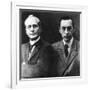 Russian Conductor Alexander Siloti and Composer Sergei Rachmaninov, Early 20th Century-null-Framed Giclee Print