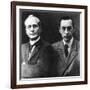 Russian Conductor Alexander Siloti and Composer Sergei Rachmaninov, Early 20th Century-null-Framed Giclee Print