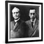 Russian Conductor Alexander Siloti and Composer Sergei Rachmaninov, Early 20th Century-null-Framed Giclee Print