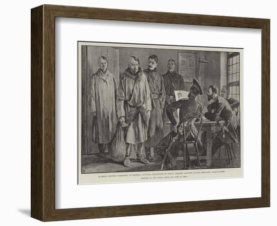 Russian Convict Prisoners in Siberia-Julius Mandes Price-Framed Giclee Print