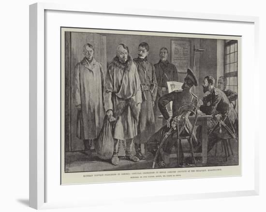 Russian Convict Prisoners in Siberia-Julius Mandes Price-Framed Giclee Print