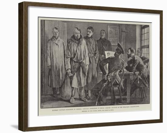 Russian Convict Prisoners in Siberia-Julius Mandes Price-Framed Giclee Print