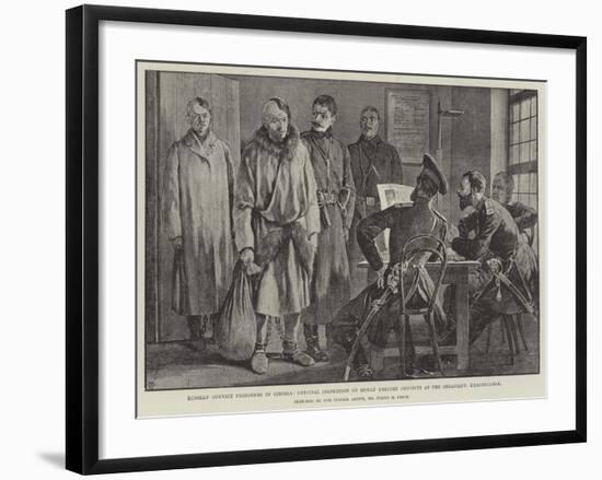 Russian Convict Prisoners in Siberia-Julius Mandes Price-Framed Giclee Print