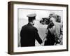 Russian Cosmonaut Yuri Gagarin and Rocket Engineer Sergey Korolyov, 1961-null-Framed Giclee Print