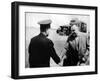 Russian Cosmonaut Yuri Gagarin and Rocket Engineer Sergey Korolyov, 1961-null-Framed Giclee Print