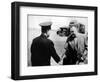 Russian Cosmonaut Yuri Gagarin and Rocket Engineer Sergey Korolyov, 1961-null-Framed Giclee Print