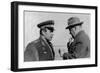 Russian Cosmonaut Yuri Gagarin and Rocket Engineer Sergey Korolyov, 1961-null-Framed Giclee Print