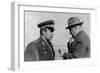 Russian Cosmonaut Yuri Gagarin and Rocket Engineer Sergey Korolyov, 1961-null-Framed Giclee Print