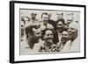 Russian Cosmonaut Yuri Gagarin with His Wife, 1962-null-Framed Giclee Print