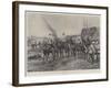 Russian Cossack Artillery in Action Near Tientsin-Richard Caton Woodville II-Framed Giclee Print