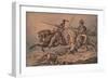 Russian Cossack in Combat with a Mameluke, 1815-William Heath-Framed Giclee Print