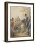 Russian Cossacks and a Supplicant-Georg Emanuel Opitz-Framed Giclee Print