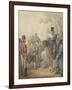 Russian Cossacks and a Supplicant-Georg Emanuel Opitz-Framed Giclee Print