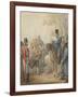 Russian Cossacks and a Supplicant-Georg Emanuel Opitz-Framed Giclee Print