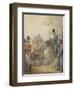 Russian Cossacks and a Supplicant-Georg Emanuel Opitz-Framed Giclee Print