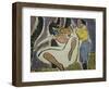 Russian Couple Dancing; Russisches Tanzerpaar, 1909-Ernst Ludwig Kirchner-Framed Giclee Print