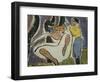 Russian Couple Dancing; Russisches Tanzerpaar, 1909-Ernst Ludwig Kirchner-Framed Giclee Print