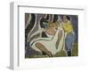 Russian Couple Dancing; Russisches Tanzerpaar, 1909-Ernst Ludwig Kirchner-Framed Giclee Print